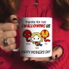 Thank Mom For Not Swallowing Us - Personalized Coffee Mug - Mother's Gift 04nahn100223 Thank Mom For Not Swallowing Us - Personalized Coffee Mug - Mother's Gift 04nahn100223