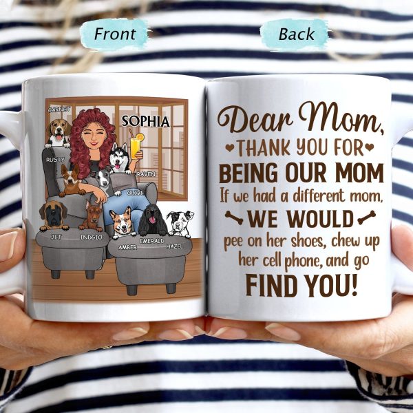 Thank You Best Dog Mom Ever - Mother Gift, Dog Lover Gift - Personalized Custom Mug Thank You Best Dog Mom Ever - Mother Gift, Dog Lover Gift - Personalized Custom Mug