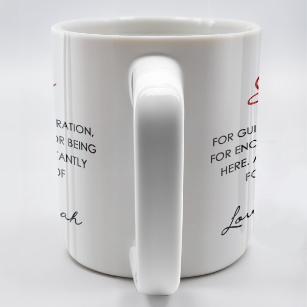 Thank You For Being A Part Of My Journey - Personalized Custom Coffee Mug - COL104_MG Thank You For Being A Part Of My Journey - Personalized Custom Coffee Mug - COL104_MG