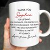 Thank You For Being A Part Of My Journey - Personalized Custom Coffee Mug - COL104_MG Thank You For Being A Part Of My Journey - Personalized Custom Coffee Mug - COL104_MG