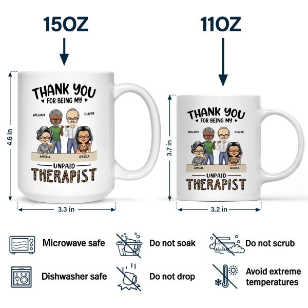 Thank You For Being My Emotional Coworker - Gifts For Colleagues, Besties - Personalized Mug Thank You For Being My Emotional Coworker - Gifts For Colleagues, Besties - Personalized Mug