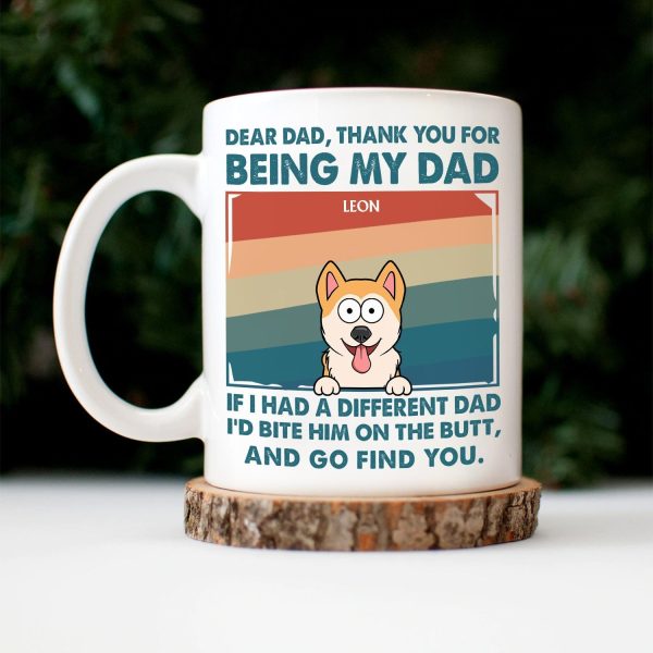 Thank You For Being My Mom - Gift For Dog Lovers, Dog Mom, Dog Dad - Personalized Mug Thank You For Being My Mom - Gift For Dog Lovers, Dog Mom, Dog Dad - Personalized Mug