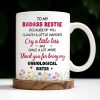 Thank You For Being My Unbiological Sister, Elderly Women & Flowers - Personalized Custom Coffee Mug - BST392_MG Thank You For Being My Unbiological Sister, Elderly Women & Flowers - Personalized Custom Coffee Mug - BST392_MG
