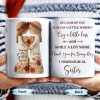 Thank You for Being My Unbiological Sister With Flowers - Personalized Custom Coffee Mug - BST504_MG Thank You for Being My Unbiological Sister With Flowers - Personalized Custom Coffee Mug - BST504_MG