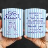 Thank You For Being My Unbiological Sister With Stripes And Wine Glasses - Personalized Custom Coffee Mug - BST535_MG Thank You For Being My Unbiological Sister With Stripes And Wine Glasses - Personalized Custom Coffee Mug - BST535_MG