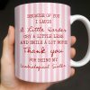 Thank You For Being My Unbiological Sister With Stripes And Wine Glasses - Personalized Custom Coffee Mug - BST535_MG Thank You For Being My Unbiological Sister With Stripes And Wine Glasses - Personalized Custom Coffee Mug - BST535_MG