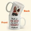 Thank You For Being My Unpaid Therapist - Personalized Mug - Fall Season, Birthday, Autumn Gift For Besties, Best Friends, Soul Sisters Thank You For Being My Unpaid Therapist - Personalized Mug - Fall Season, Birthday, Autumn Gift For Besties, Best Friends, Soul Sisters