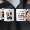 Thank You For Being My Unpaid Therapist - Personalized Mug - Fall Season, Birthday, Autumn Gift For Besties, Best Friends, Soul Sisters Thank You For Being My Unpaid Therapist - Personalized Mug - Fall Season, Birthday, Autumn Gift For Besties, Best Friends, Soul Sisters