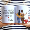 Thank You For Being My Unpaid Therapist Besties Backside - Personalized White Edge-to-Edge Mug Thank You For Being My Unpaid Therapist Besties Backside - Personalized White Edge-to-Edge Mug