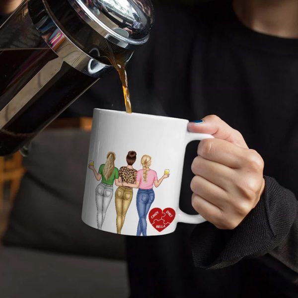 Thank You For Being My Unpaid Therapist Besties Backside - Personalized White Edge-to-Edge Mug Thank You For Being My Unpaid Therapist Besties Backside - Personalized White Edge-to-Edge Mug