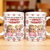 Thank You For Being My Unpaid Therapist With Cartoon Girls - Personalized Custom Coffee Mug - BST492_MG Thank You For Being My Unpaid Therapist With Cartoon Girls - Personalized Custom Coffee Mug - BST492_MG