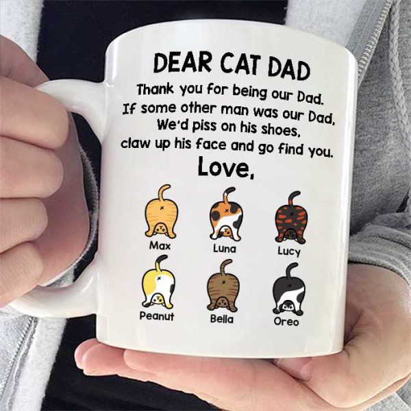 Thank You For Being Our Dad - Gift for Dad - Funny Personalized Mug Thank You For Being Our Dad - Gift for Dad - Funny Personalized Mug