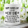 Thank You For Being Our Dad - Gift for Dad, Funny Personalized Cat Mug Thank You For Being Our Dad - Gift for Dad, Funny Personalized Cat Mug