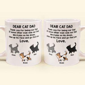 Thank You For Being Our Dad - Personalized Mug
