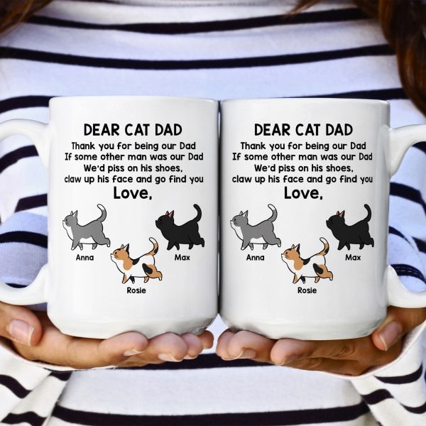 Thank You For Being Our Dad - Personalized Mug Thank You For Being Our Dad - Personalized Mug