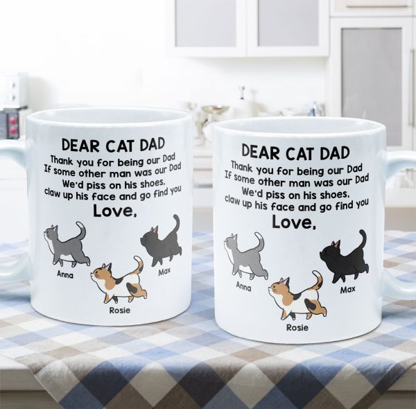 Thank You For Being Our Dad - Personalized Mug Thank You For Being Our Dad - Personalized Mug