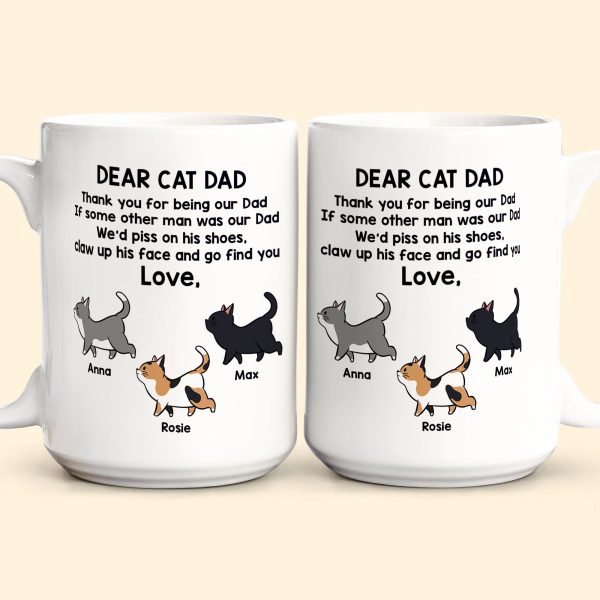 Thank You For Being Our Dad - Personalized Mug Thank You For Being Our Dad - Personalized Mug