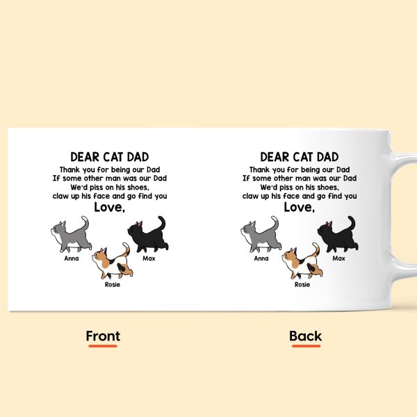 Thank You For Being Our Dad - Personalized Mug Thank You For Being Our Dad - Personalized Mug
