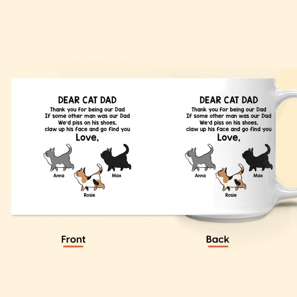 Thank You For Being Our Dad - Personalized Mug Thank You For Being Our Dad - Personalized Mug