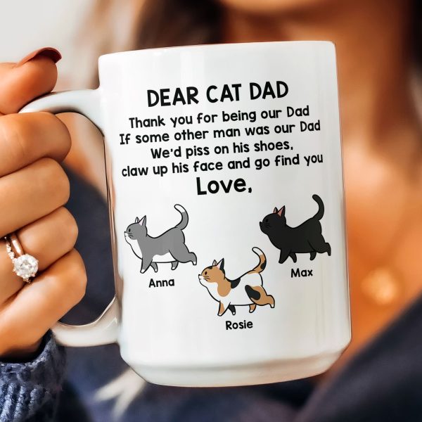 Thank You For Being Our Dad - Personalized Mug Thank You For Being Our Dad - Personalized Mug