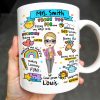Thank You For Filling My Days With Sunshine, Heart, Star - Personalized Custom Coffee Mug - TEACH047_MG Thank You For Filling My Days With Sunshine, Heart, Star - Personalized Custom Coffee Mug - TEACH047_MG
