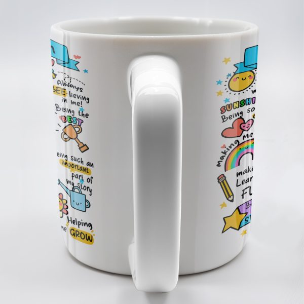 Thank You For Filling My Days With Sunshine, Heart, Star - Personalized Custom Coffee Mug - TEACH047_MG Thank You For Filling My Days With Sunshine, Heart, Star - Personalized Custom Coffee Mug - TEACH047_MG