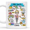Thank You For Filling My Days With Sunshine, Heart, Star - Personalized Custom Coffee Mug - TEACH047_MG Thank You For Filling My Days With Sunshine, Heart, Star - Personalized Custom Coffee Mug - TEACH047_MG