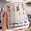 Thank You For Helping Us Bloom - Personalized Mug Thank You For Helping Us Bloom - Personalized Mug