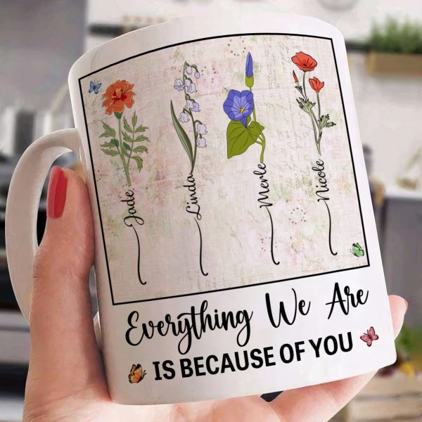 Thank You For Helping Us Bloom - Personalized Mug Thank You For Helping Us Bloom - Personalized Mug