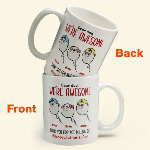 Thank You For Not Pulling Out - Personalized Mug Thank You For Not Pulling Out - Personalized Mug