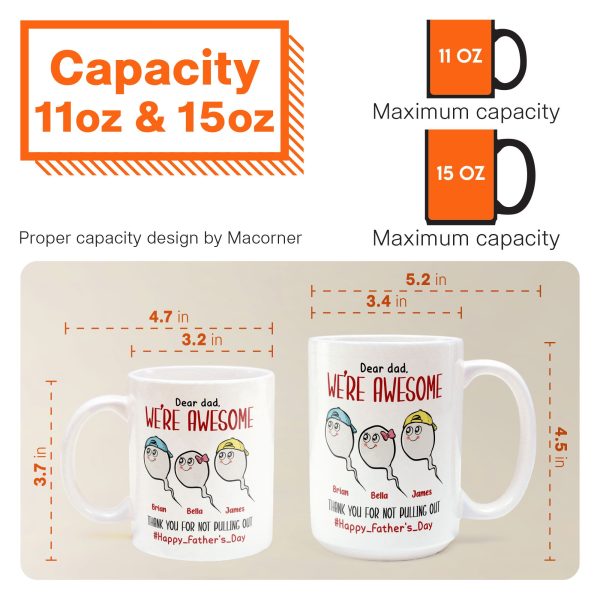 Thank You For Not Pulling Out - Personalized Mug Thank You For Not Pulling Out - Personalized Mug
