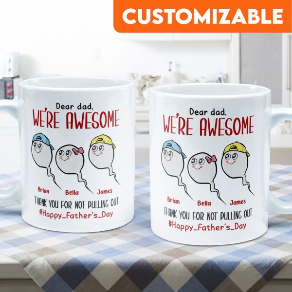 Thank You For Not Pulling Out - Personalized Mug Thank You For Not Pulling Out - Personalized Mug