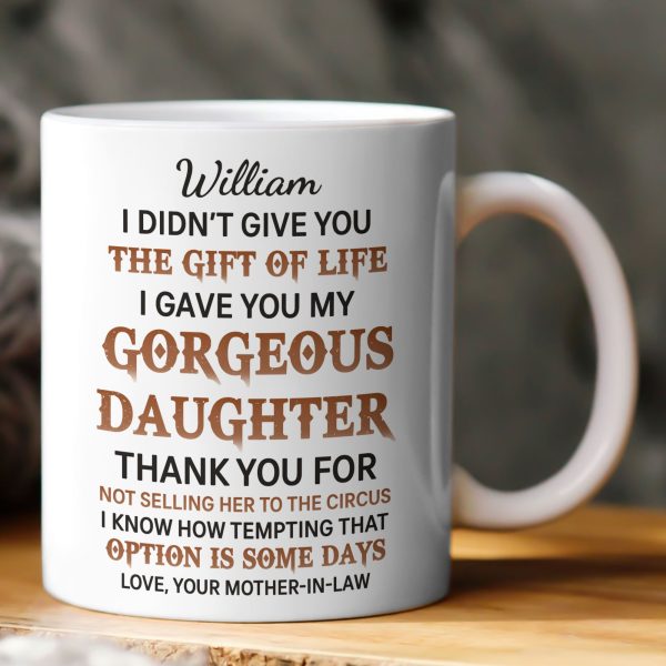 Thank You For Not Selling Her, Him To The Circus - Personalized Mug Thank You For Not Selling Her, Him To The Circus - Personalized Mug