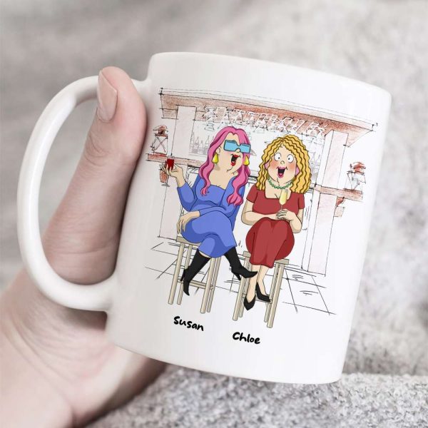 Thank You For Putting Up With My Sh!t, Best Friend Drinking White Mug Gift Thank You For Putting Up With My Sh!t, Best Friend Drinking White Mug Gift