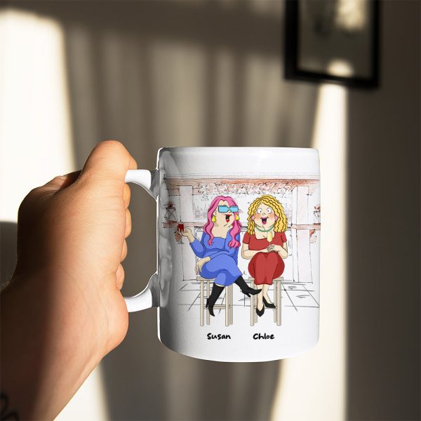 Thank You For Putting Up With My Sh!t, Best Friend Drinking White Mug Gift Thank You For Putting Up With My Sh!t, Best Friend Drinking White Mug Gift