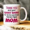 Thank You For Ruining Your Boobs, Gift For Mom, Personalized Mug, Saggy Boobs Mug, Mother's Day Gift Thank You For Ruining Your Boobs, Gift For Mom, Personalized Mug, Saggy Boobs Mug, Mother's Day Gift