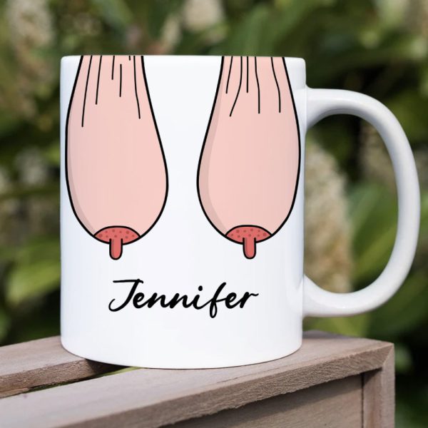 Thank You For Ruining Your Boobs, Gift For Mom, Personalized Mug, Saggy Boobs Mug, Mother's Day Gift Thank You For Ruining Your Boobs, Gift For Mom, Personalized Mug, Saggy Boobs Mug, Mother's Day Gift