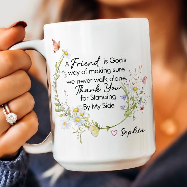 Thank You For Standing By My Side - Thank You Mug Friendship - Personalized Mug Thank You For Standing By My Side - Thank You Mug Friendship - Personalized Mug