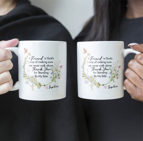 Thank You For Standing By My Side - Thank You Mug Friendship - Personalized Mug Thank You For Standing By My Side - Thank You Mug Friendship - Personalized Mug