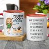 Thank You for Walking Me Hilarious Personalized White Ceramic Mug for Dog Walkers, Customizable with Dog, Perfect Gift for Pet Lovers Thank You for Walking Me Hilarious Personalized White Ceramic Mug for Dog Walkers, Customizable with Dog, Perfect Gift for Pet Lovers