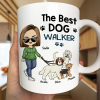 Thank You for Walking Me Hilarious Personalized White Ceramic Mug for Dog Walkers, Customizable with Dog, Perfect Gift for Pet Lovers Thank You for Walking Me Hilarious Personalized White Ceramic Mug for Dog Walkers, Customizable with Dog, Perfect Gift for Pet Lovers