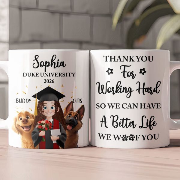 Thank You For Working Hard So We Can Have A Better Life - Personalized Mug Thank You For Working Hard So We Can Have A Better Life - Personalized Mug