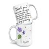 Thank You From The Bottom Of My Heart - Bestie Personalized Custom Mug - Christmas Gift For Best Friends, BFF, Sisters Thank You From The Bottom Of My Heart - Bestie Personalized Custom Mug - Christmas Gift For Best Friends, BFF, Sisters