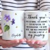 Thank You From The Bottom Of My Heart - Bestie Personalized Custom Mug - Christmas Gift For Best Friends, BFF, Sisters Thank You From The Bottom Of My Heart - Bestie Personalized Custom Mug - Christmas Gift For Best Friends, BFF, Sisters