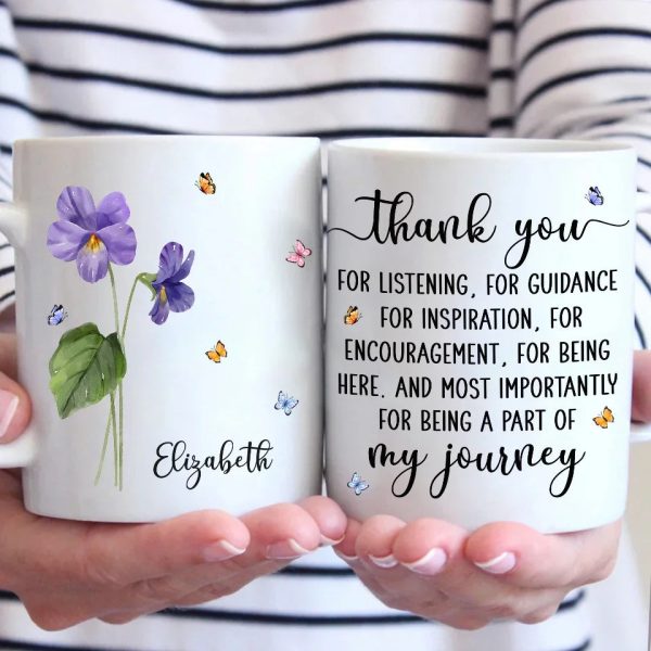 Thank You From The Bottom Of My Heart - Bestie Personalized Custom Mug - Christmas Gift For Best Friends, BFF, Sisters Thank You From The Bottom Of My Heart - Bestie Personalized Custom Mug - Christmas Gift For Best Friends, BFF, Sisters