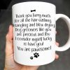 Thank You Furry Much, Precious Dog Groomers, Bone And Paw Prints - Personalized Custom Coffee Mug - DOG069_MG Thank You Furry Much, Precious Dog Groomers, Bone And Paw Prints - Personalized Custom Coffee Mug - DOG069_MG