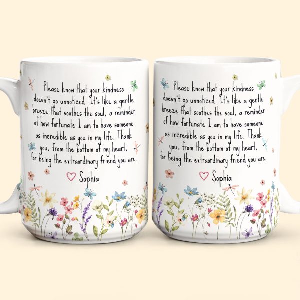 Thank You Gifts For Boss, Coworkers, Friends, Family - For Being The Extraordinary Friend - Personalized Mug Thank You Gifts For Boss, Coworkers, Friends, Family - For Being The Extraordinary Friend - Personalized Mug