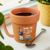 Thank You Teacher For Helping Me Grow - Personalized Plant Pot Ceramic Mug