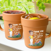 Thank You Teacher For Helping Me Grow - Personalized Plant Pot Ceramic Mug