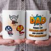 Thanks Dad For Knocking Mom And Creating These Masterpieces - Gift For Father's Day - Personalized Ceramic Mug Thanks Dad For Knocking Mom And Creating These Masterpieces - Gift For Father's Day - Personalized Ceramic Mug
